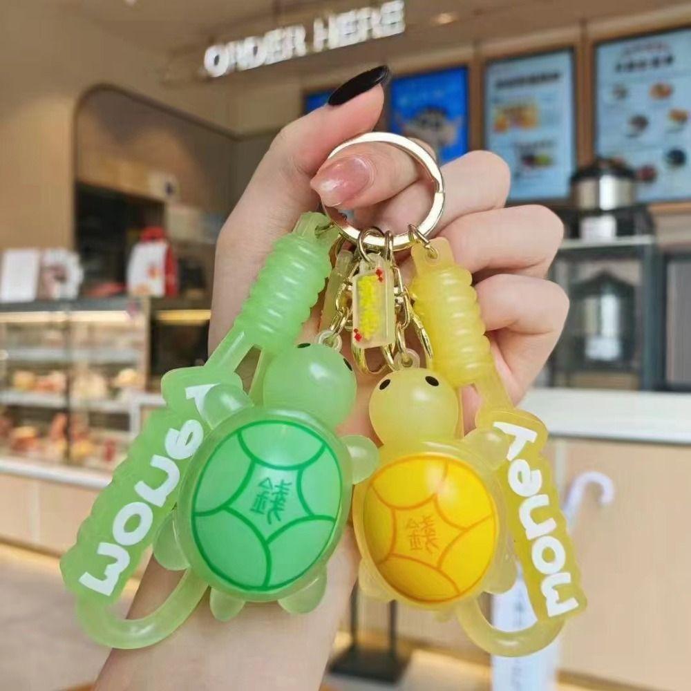 Cute Turtle Bag Pendant Rich Sea Turtle Keychain Lovely Bag Hanging
