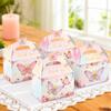 Rosa Schmetterling Teeparty Thema Süßigkeiten Geschenkbox