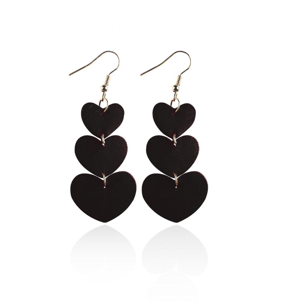 Stylish PU Leather Earrings: Creative Designs & Shapes
