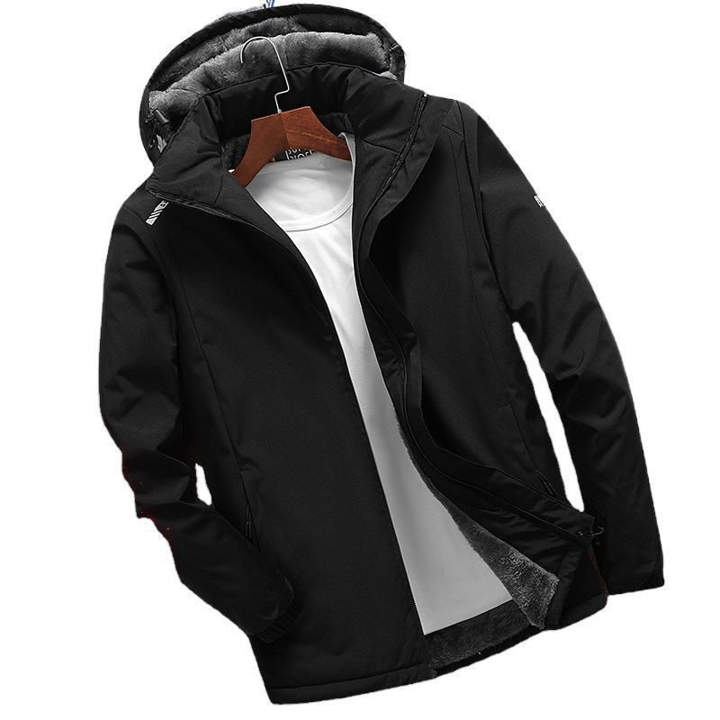 Shopee Winter Thickened Fleece Cotton Coat - Warm, Cold-Proof Youth Casual Jacket