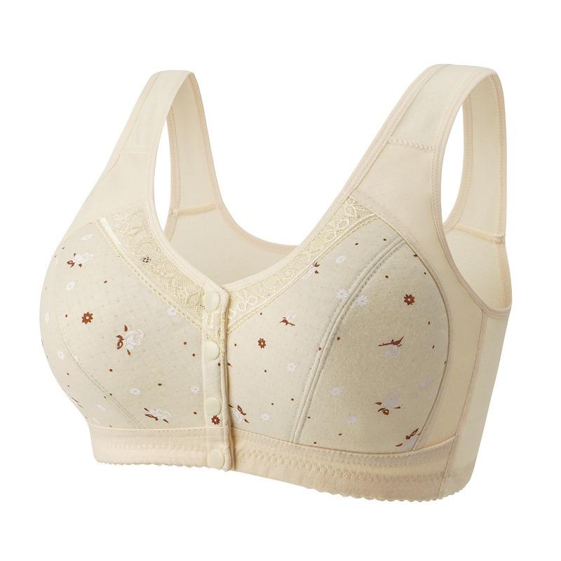 

Люди середнього та літнього віку Без сталевого кільця Велика чашка Бавовняна нижня білизна великого розміру Жіноча майка Бюстгальтер 50/115 лимонно-жовтий колір