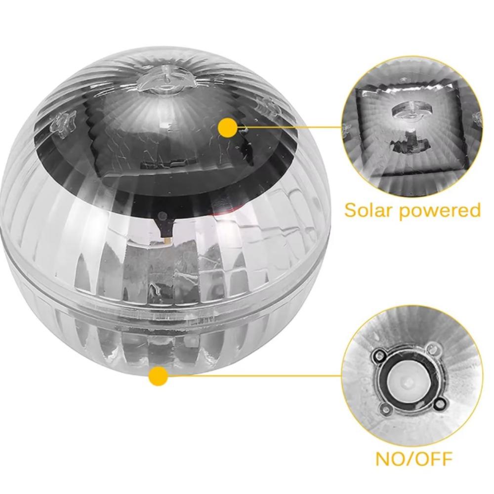 Led Solar Floating Lamps Swimming Pool Ball Solar Panel Powered Pond Drift Waterproof Glow Show Disco Color Changing lights