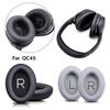 Soft and Elastic Ear Pads Ear Cushions for QC45/QC35 Headphones Earpads Block Noise, Improve Sound Quality Sleeve