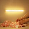 Luce LED per armadio senza fili, luce soffusa, senza sfarfallio, ampio angolo di rilevamento, luce con sensore di movimento ricaricabile, lampada da comodino