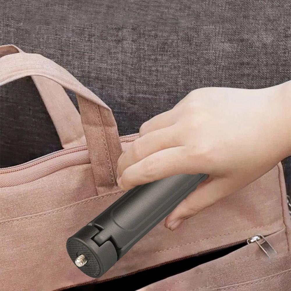 1/4 Inch Screw Desktop Stand Tripod Aluminum Alloy Selfie Stick Webcam Tripod  Vlogging