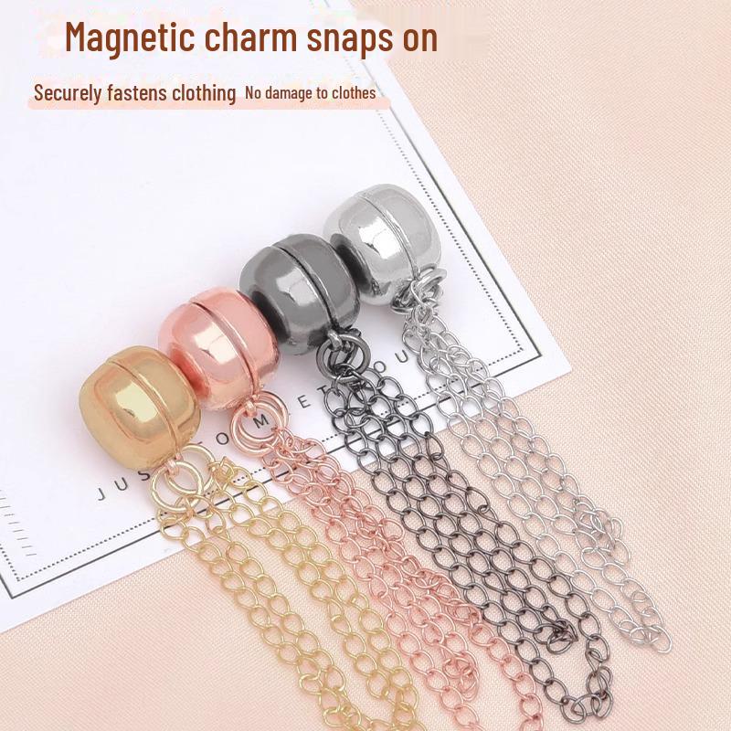 Magnetic Snap Buckle for Adjusting T-Shirt Length and Waist Fit