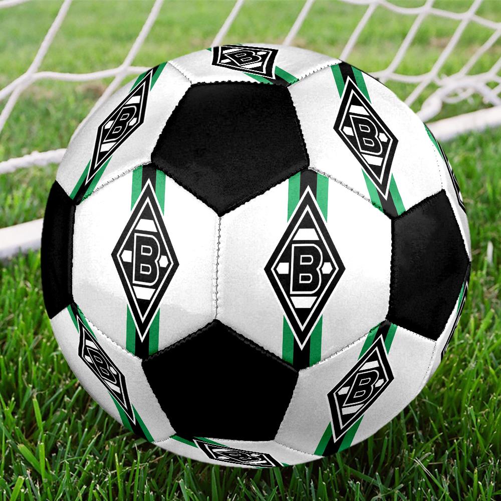 Borussia Indoor Soccer Ball Colorful Machine Stitched PVC Size 5 Team Training Competition Ready Durable High-Bounce Cool Sports Gift