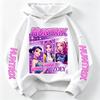 Sudadera con capucha gráfica Huntrix K‑Pop Demon Hunters para niñas, Sudadera informal de manga larga para niños