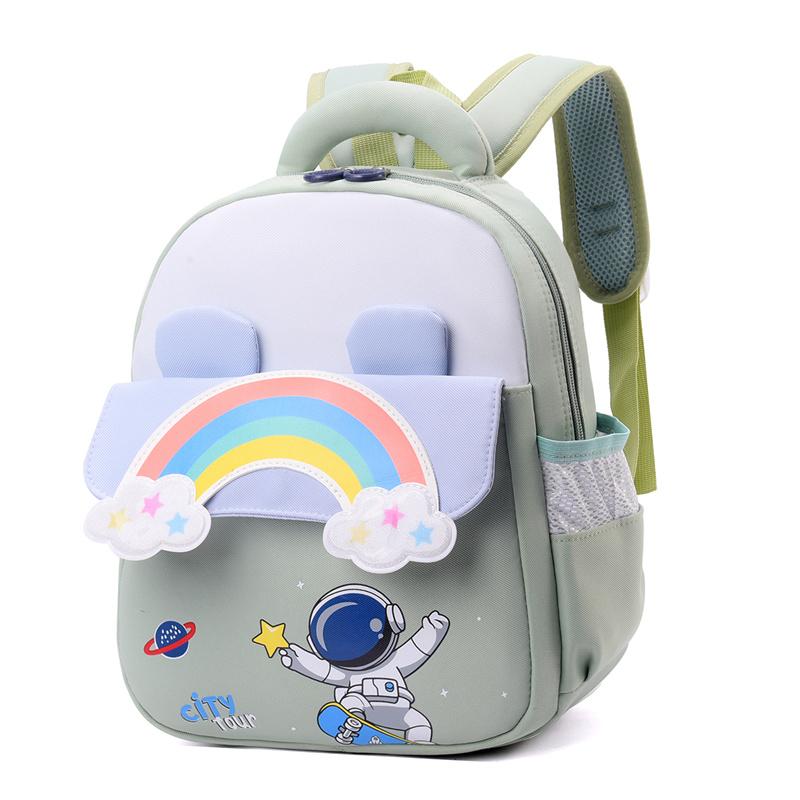 3 till 6 år gammal förskoleväska Regnbåge Tecknad ryggsäck Barnryggsäck