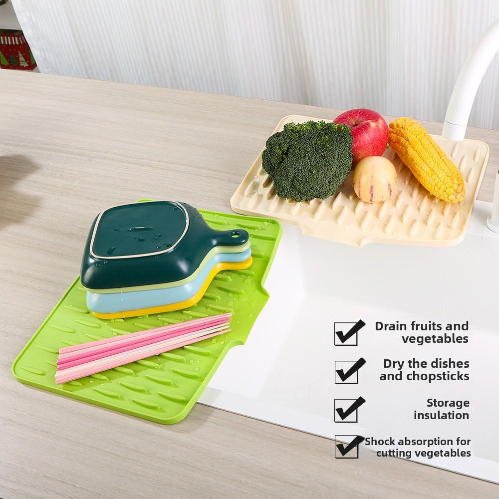 Tableware Kitchen Drain Mat Insulation Mat Household Countertop Coaster Drying Mat
