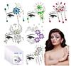 Body Art Rhinestones Stickers Crystal Face Jewels Make Up Festival Face Gems Glitter Face Tattoos For Festival Party Dressing Up