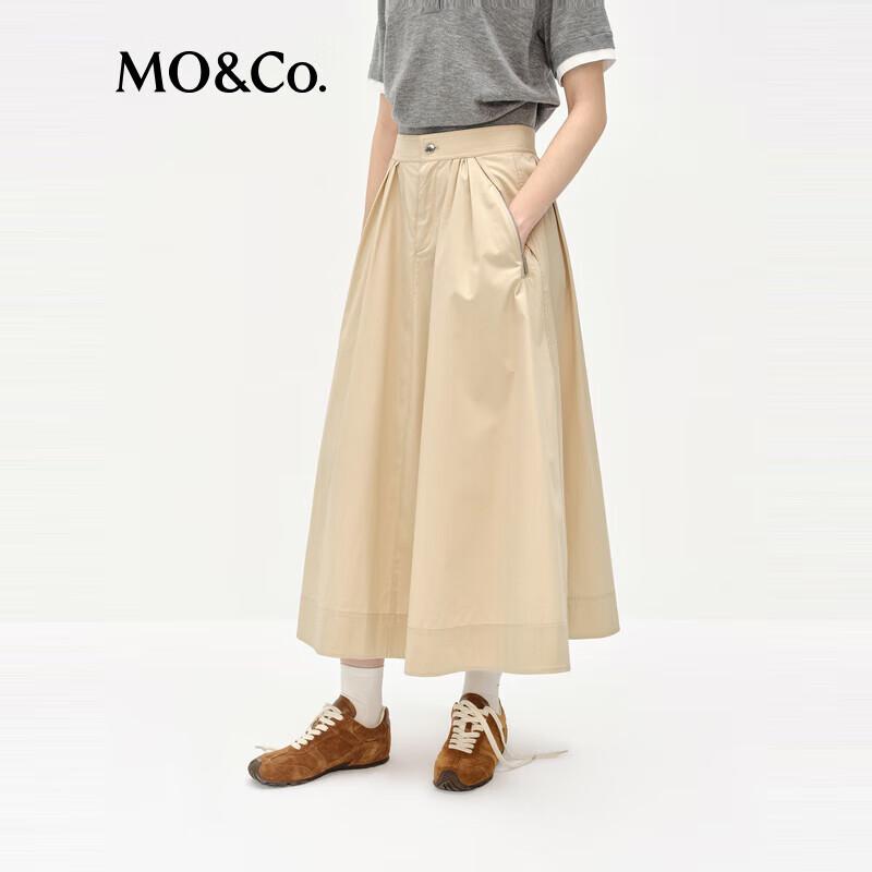 MO&Co. Retro High-Waist A-Line Skirt