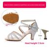 Scarpe da Ballo Donna Latine Donna Salsa Raso di Seta Scarpa da Ballo Glitter Strass Scarpe da Ballo Professionali Sala da Ballo Fondo Morbido