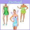 Sexy Girl's Cosplay Dress With Playful Fairy Elf Wings For Christmas And Halloween