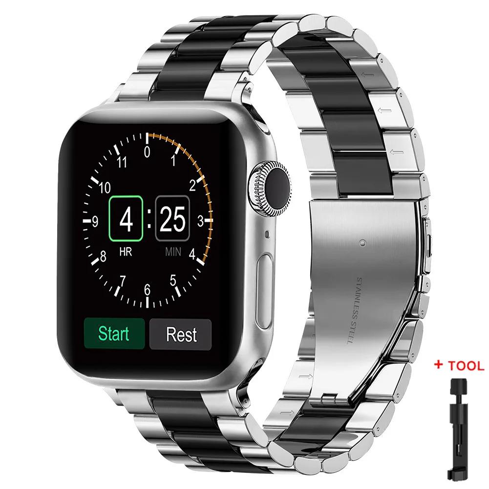 Stainless Steel Strap for Apple Watch S11 10 46mm 42mm Ultra 3 49mm 45mm 41mm 44mm Metal Band for IWatch Series 9 8 7 SE 6 5 4 3
