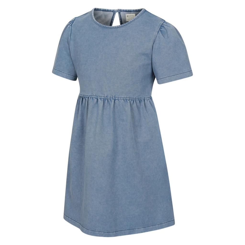 Mountain Warehouse Girls Elodie Plain Chambray Midi Dress