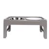 Elevated Dog Bowl Adjustable Height Promote Healthy Digestion Antislip Slow Feeder Food Water Bowl