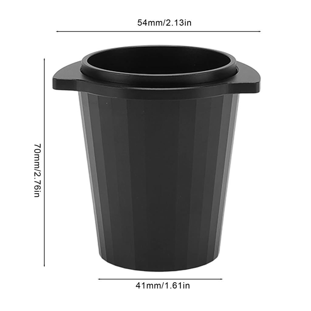 54mm Aluminum Alloy Coffee Dosing Large Dishwasher for Coffee Machines Cup, Anti-Fall Powder, Capacity, Safe,