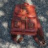 Small Cute Backpack Leather Bag