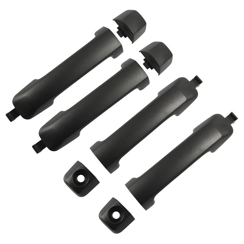 Car Exterior Door Handle Set- 4 Pieces For Toyota 2007 To 2018(69210-0C010, 69217-0C010, 692100C010, 692170C010)