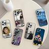 Custodia per Telefono Singer S-Sam Fender Per iPhone 17,16,15,14,13,12,11 Plus,Pro Max,XS,Copertura Nera Morbida
