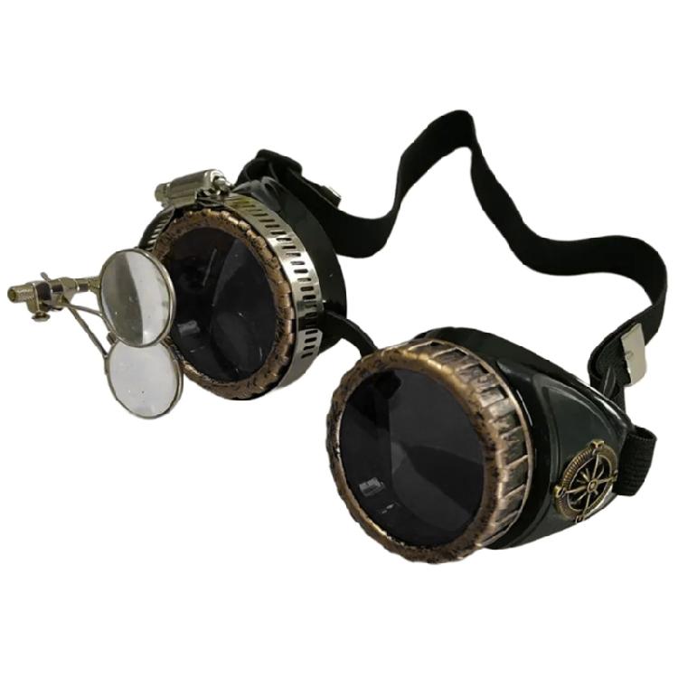 Vintage Steampunk Goggles for Women Men Victorian Sunglasses Goggles Punk Gothic Glasses for Halloween Cosplay Party