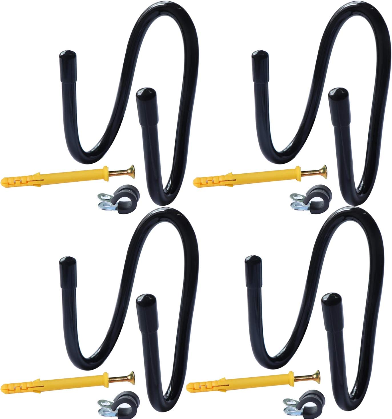 Longboard & Scooter Wall Mount Rack Skateboard Wall Holder Display Stand Hanger чёрный