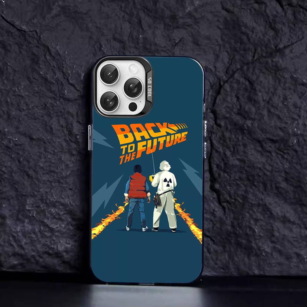 Back To The Future Phone Cases For IPhone 17 16 15 14 13 12 11 Plus Pro Max Pro Color Matte Cover