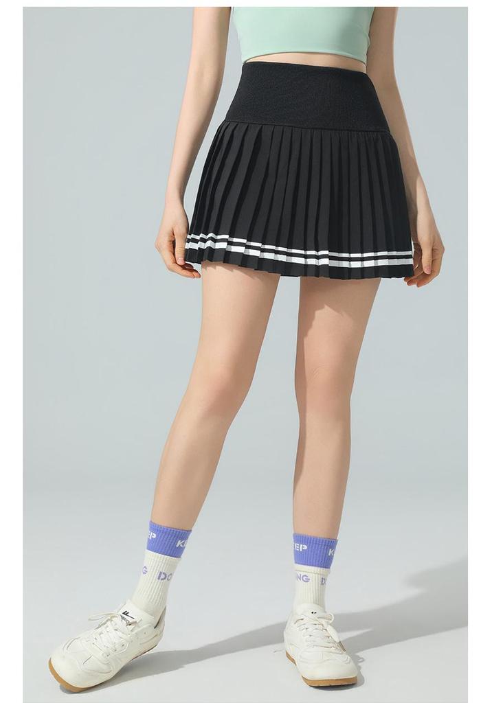 Gonna da Tennis Asciugatura Rapida Stile Accademico Francese - Traspirante, Pieghettata, Abbigliamento Casual da Fitness per Esterno