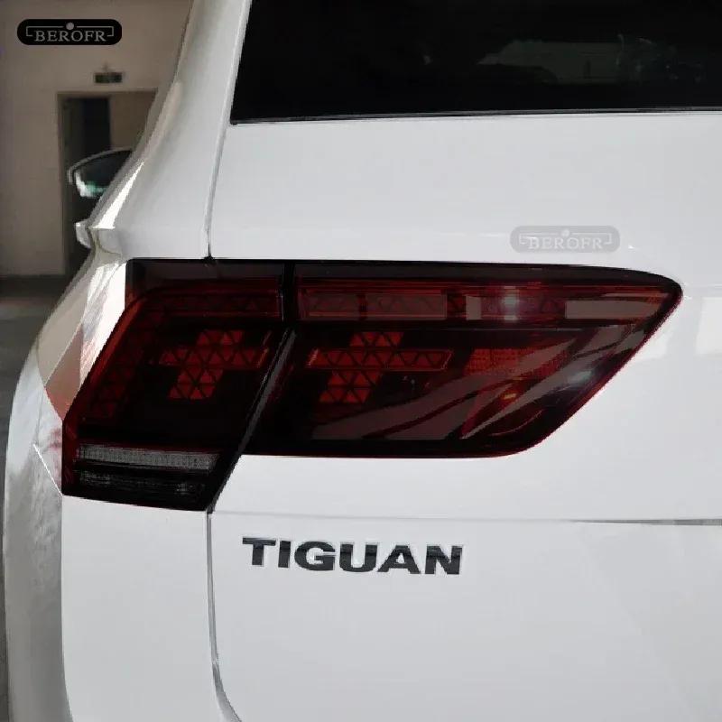 For Volkswagen VW Tiguan 5N MK2 2017-On Car Headlight Protective Tint Film Smoke Black Transparent TPU Protection Sticker