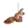 Artificial Squirrel Christmas Hanging Ornament Holiday Pendant Home Wall Decor Christmas Tree Decoration
