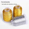 Gold & Silver Thread Bundle: 369 Strands for Weaving, Crafting, Jewelry & DIY Projects