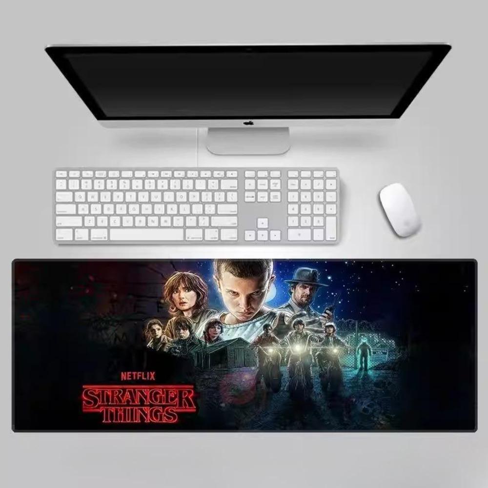 Premium Personalisierte Kreative Mauspads StrangerThings Leder-Mauspad Peripheres Computer-Tastaturpad Große Größe Büro-Schreibtischpad Tastaturpad