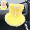 Ventilation Plush Safety Seat Car Air Outlet Decoration Doll Car Interior Decoration for 17cm Labubu Doll