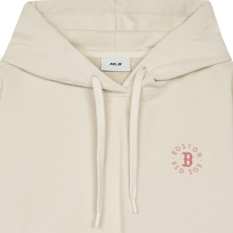 New MLB Basic Boston Red Sox Sweatshirt Women's Dark Cream 3FHDB0244-43CRD
