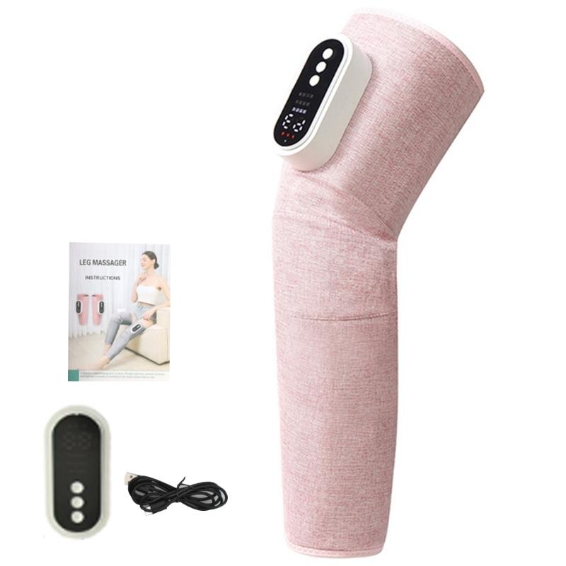 Vibrating Knee Massager With Heating Pad Comfortable Leg Circulation Enhancer Portable Leg Massager For Men And Women