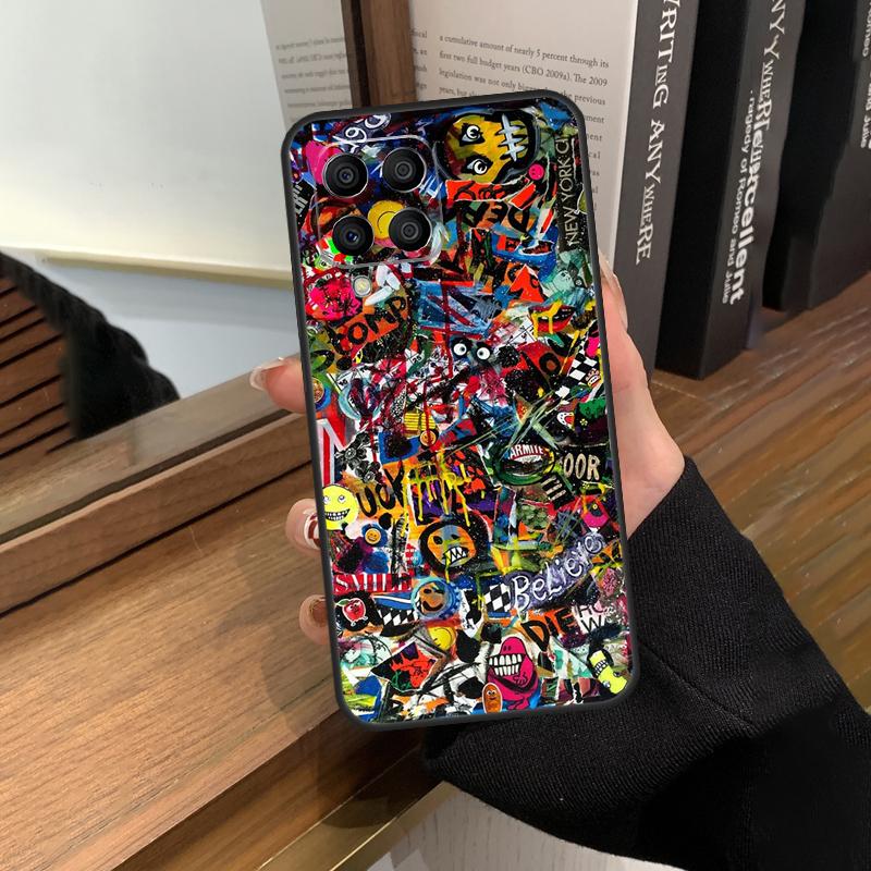Graffiti Case For Samsung Galaxy M56 M16 M36 M33 M53 M13 M12 M32 M52 M20 M15 M55 M31 M14 M35 M34 M54