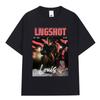 Korean Kpop Hip Hop Group Lngshot LOUIS Graphic Tshirt Unisex Women Clothing Fashion Oversized Short Sleeve Cotton Top Fan Gifts