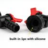Hose Ball Valves 1/2" 3/4" Thread To 13 16mm Barbs Connectors Garden Agriculture Micro Irrigation Water Pipe Switch Controller
