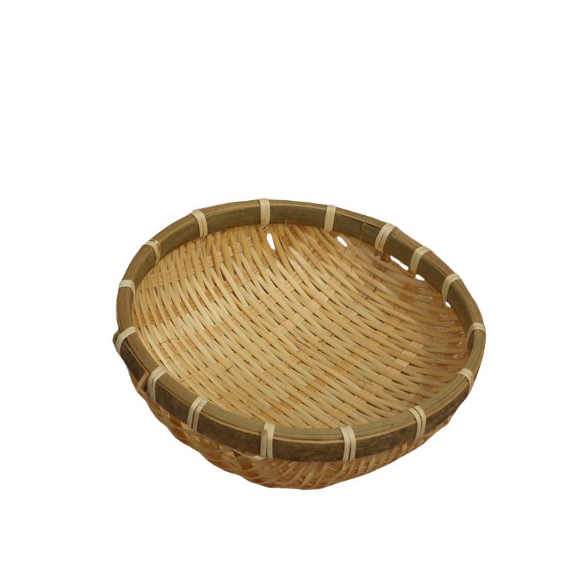 

Smoked Bamboo Woven Storage Basket Set