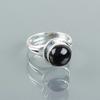 Black Tourmaline Gemstone 925 Sterling Silver Jewelry Handmade Ring Gift For Him RR-11-21