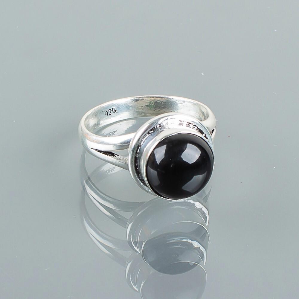 Black Tourmaline Gemstone 925 Sterling Silver Jewelry Handmade Ring Gift For Him RR-11-21