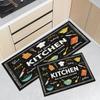 White Wood Grain Kitchen Mat Non Slip Waterproof Runner Rug Kitchen Is The Heart Of Home Farmhouse Floor Carpet