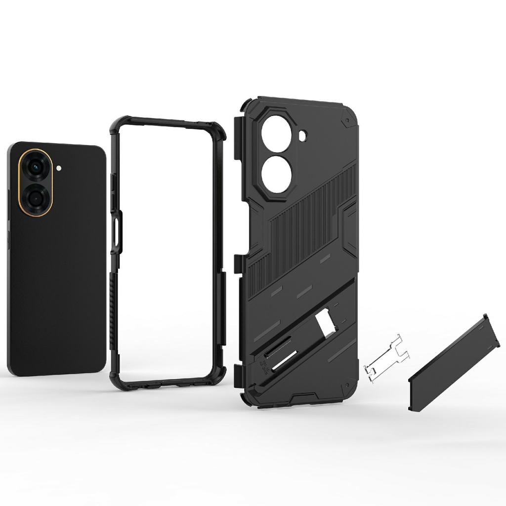 For Xiaomi Redmi A5 4G (171.7mm)/Poco C71 4G Case PC + TPU Shockproof Phone Cover with Kickstand