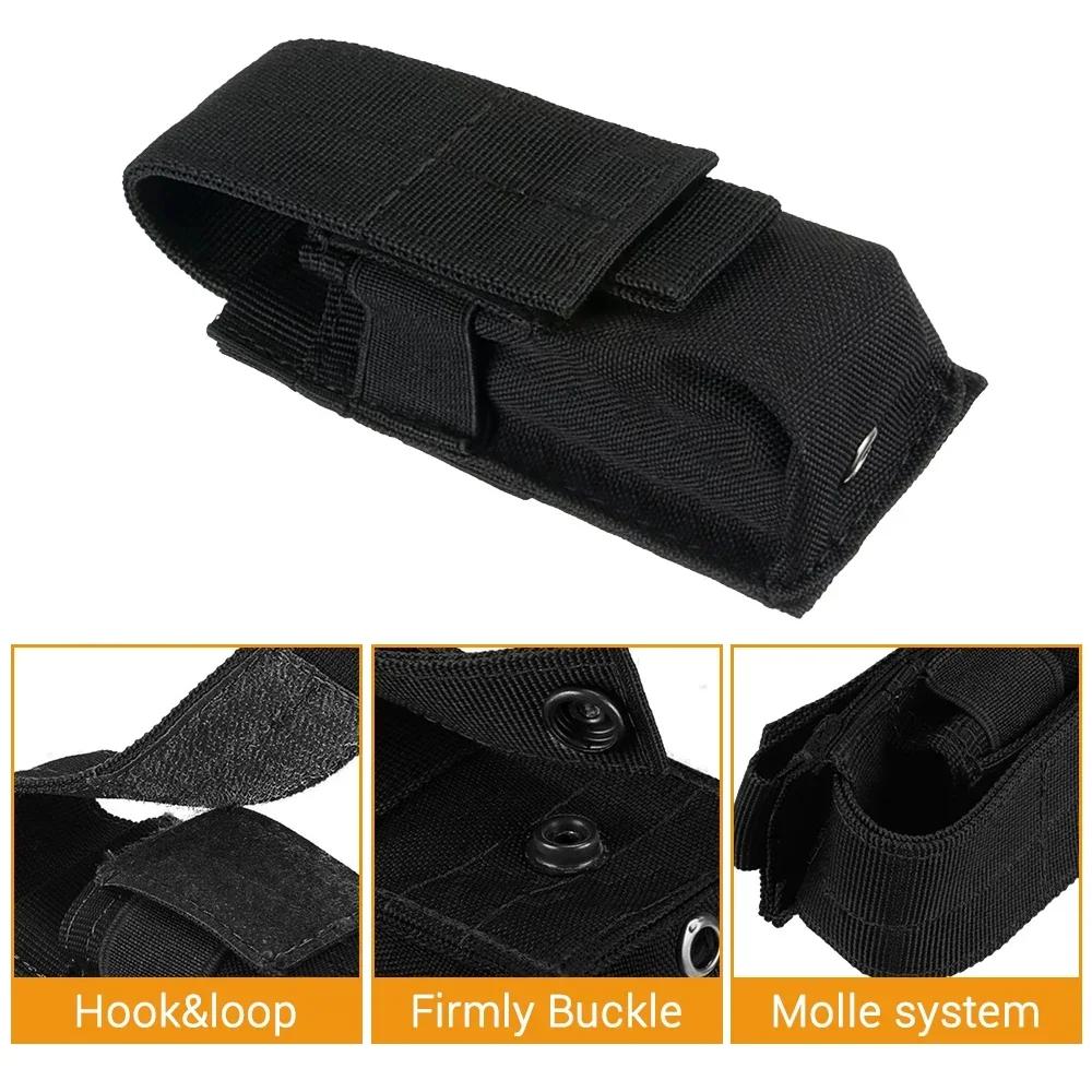 Tactical Magazine Pouch Pistol Bag Flashlight Storage Case Torch Holder Outdoor Hunting Knife Holster Waist Bag Tools