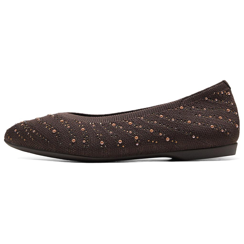 Skechers Casual Slip-On Flats Comfortable Versatile Women flats Chocolate-Brown 159435-CHOC 35