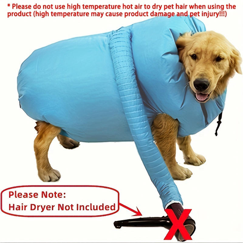 Foldable Pet Drying Bag Quick Drying Beauty Cat Dog Hair Dryer Bellows Grooming Bag Pet Supplies Pet Hair Drying Clothes