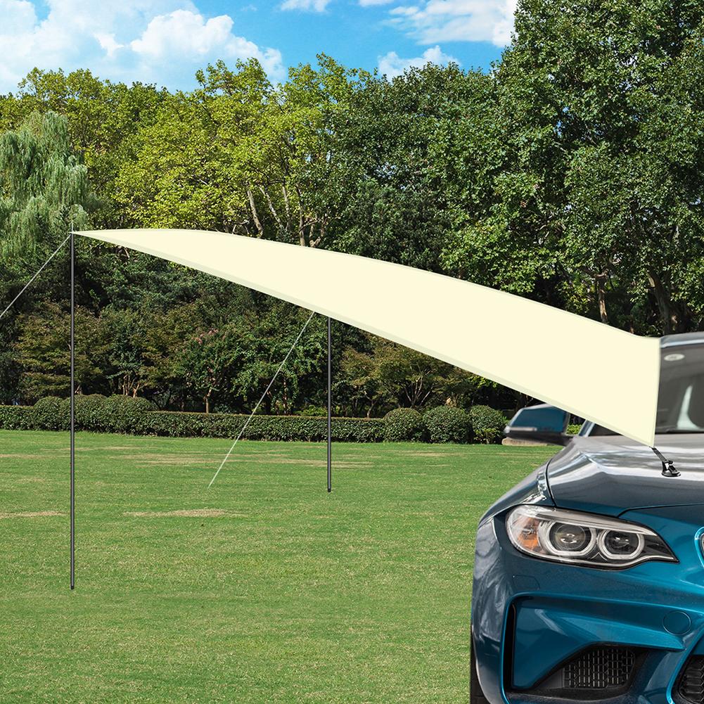 Osłona przeciwsłoneczna samochodowa Camping boczny dach samochodowy na dach markiza wodoodporny UV przenośny namiot kempingowy dach samochodowy baldachim przeciwdeszczowy