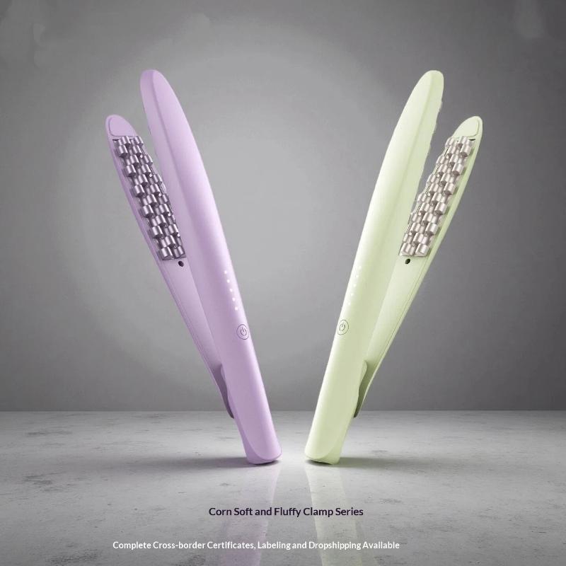 Professional Volumizing Ceramic Hair Iron For Thicker Hair Or Larger Lasting Hair Volume Fluffy Hair Straightener Crimping Tool