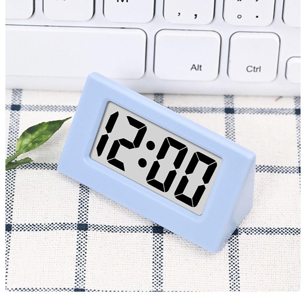 Portable LED Clock Mini Table Watch Car Time Display Digital Clock Snooze Desk Clock  Student